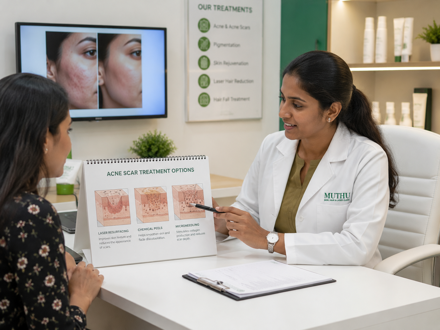 Acne Scar Treatment in Mogappair